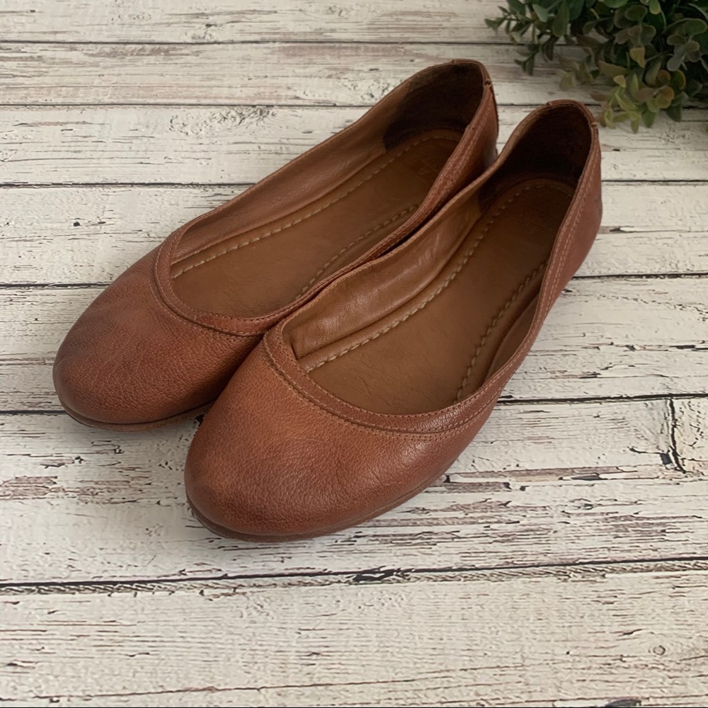 Frye Carson Leather Ballet Flat size 9.5